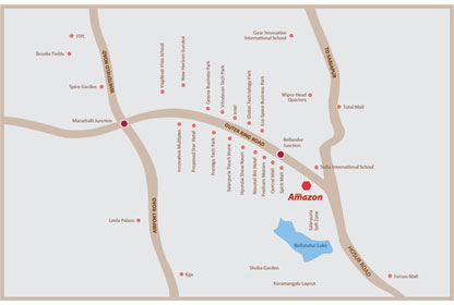 Sindhu Amazon Location Map
