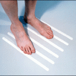 Non slip bath strips