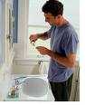 Close the tap while shaving or brushing to conserve water.