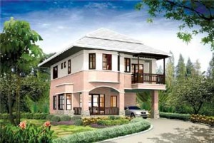painting the building exteriors