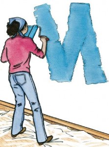 painting the building exteriors